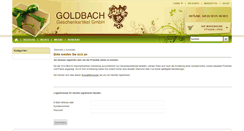 Desktop Screenshot of goldbach-shop.de