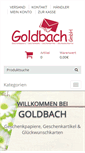 Mobile Screenshot of goldbach-shop.com